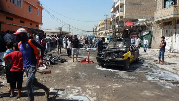 داعش يتبنى التفجير المزدوج شرقي بغداد
