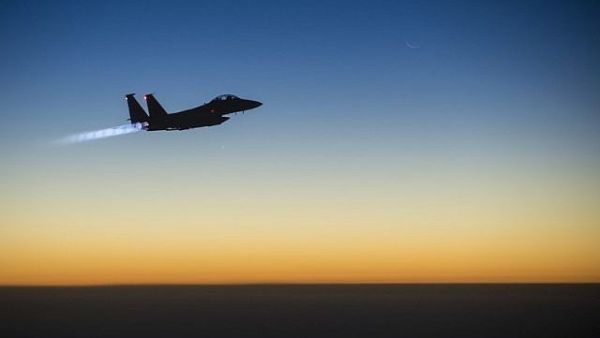 Illustrative photo of a US Air Force F-15E Strike Eagle flying over northern Iraq on September 23, 2014. (AFP/ File Photo)