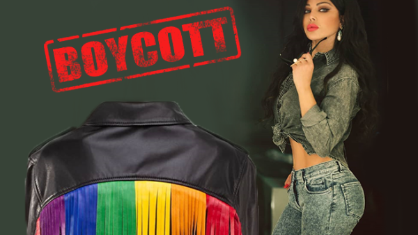 Haifa Wehbe was severely criticized by some of her followers after she posted a picture of one of her designs