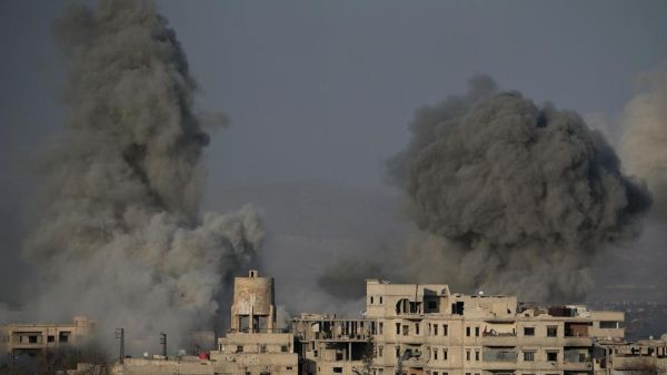 Besieged rebel-held town of Hamouria in the eastern Ghouta region (AFP/File Photo)