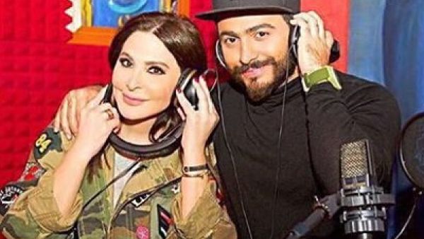 عمل فني يجمعهما و تامر حسني و إليسا يتكتمان على تفاصيله