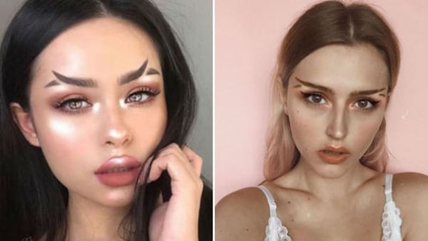 موضة حواجب ذيل السمكة