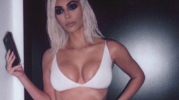 Sizzling: Kim Kardashian continued to revel in the figure benefits of surrogacy as she showed off her incredible physique in a sexy Instagram snap on Thursday (Source: Kim Kardashian - Instagram)