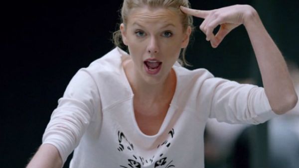 Successful: Taylor, seen in this clip from the 2014 video for Shake It Off, received three Grammy nominations for the track (Source: TaylorSwiftVEVO - Youtube)