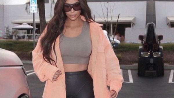 'What Photoshop fail?' Kim Kardashian defiantly reposted  THAT squashy car photo on Monday ... and blamed a fan on the edit (Source: Kim Kardashian - Instagram)