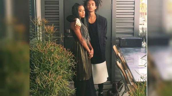 'If I Wanna Wear A Dress, Then I Will': Jaden Smith defended his choice to wear dresses and insisted he would start a 'new wave' with his decision (pictured accompanying Hunger Games star Amandla Stenberg to her prom) (Source: Amandla Stenberg - Instagram)