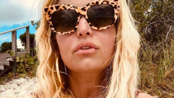 Here it is: Her selfie was very flattering as her blonde locks were on display and she pouted like a pro (Source: Jessica Simpson - Instagram)
