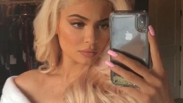 Kylie shared a number of photos in her white robe to her Instagram (Instagram)