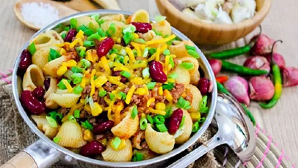 وصفة معكرونة بالحمص (panet.co.il)