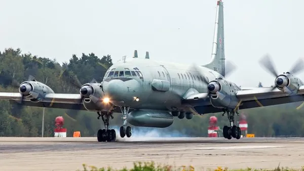 Russian Ilyushin Il-20 plane was downed by Syrian Air Defence missile (Twitter)