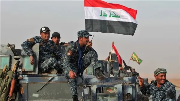 Iraqi forces hold a position near the village of Arbid on the southern outskirts of Mosul. (AFP/File)