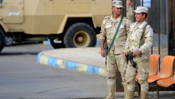Egyptian soldiers guard (AFP/File Photo)	