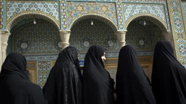 Iranian women look to Alinejad's My Stealthy Freedom to express themselves and protest compulsory hijab. (AFP/File)