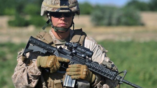 A female US marine (AFP/File Photo)