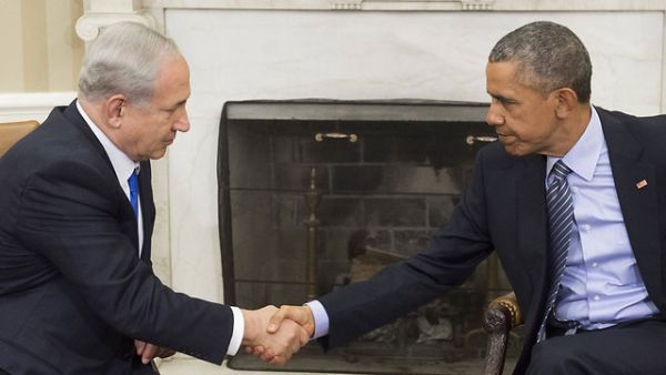 Obama and Netanyahu meet at the White House. (AFP/File)