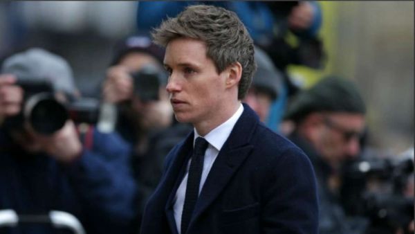 Eddie Redmayne arrives to attend the funeral of scientist Stephen Hawking. (AFP/ File)