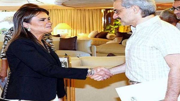 شورت الوليد بن طلال مع وزيرة التعاون الدولي