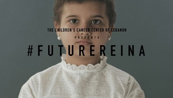 Reina, the subject of the campaign, lost her long hair due to chemotherapy.(The Daily Star/HO)