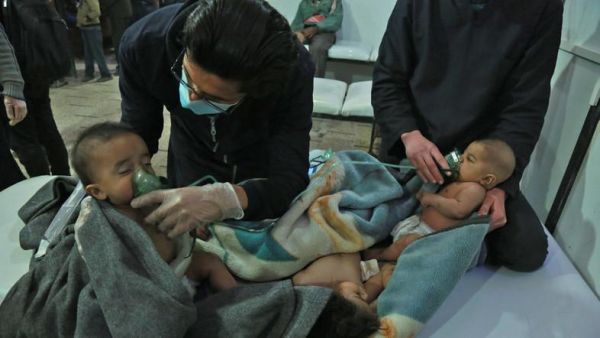 The Organization for the Prohibition of Chemical Weapons found “reasonable grounds” that chlorine was used as a weapon in the Douma district. (AFP/ File)