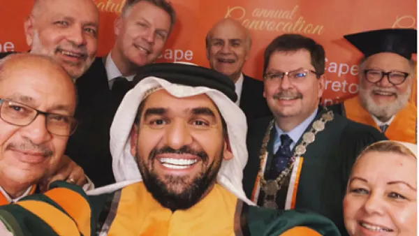 الدكتوراه الفخرية لحسين الجسمي