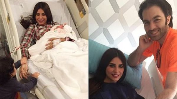 شريف رمزي و ريهام أيمن يستقبلان (ليليا)