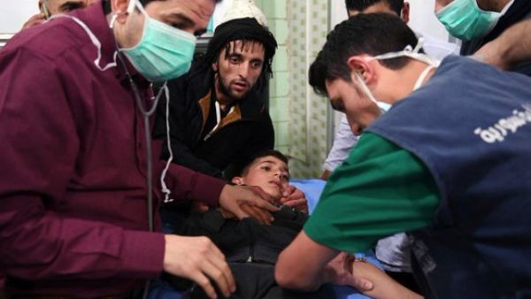 Chemical attack in Syria (Twitter)