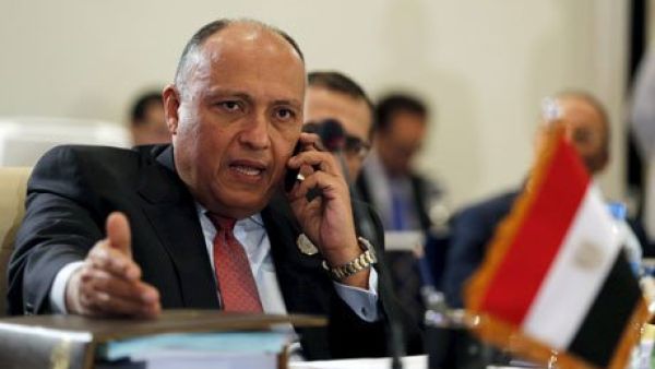 Egyptian FM in Dead Sea meeting (Twitter)