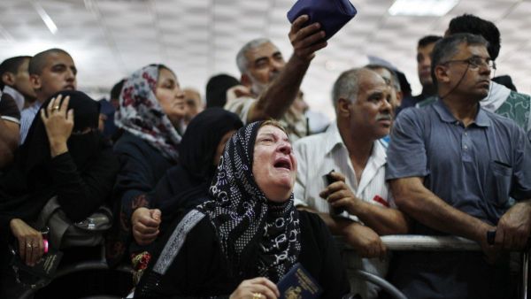 Border crossings in the Gaza Strip (Twitter)