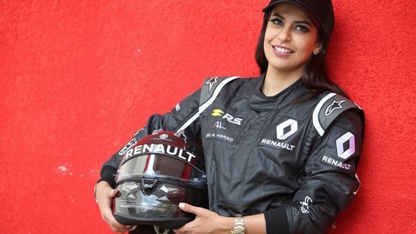 Aseel Al Hamad did a victory lap today around Le Castellet's Paul Ricard track ahead of the French Grand Prix (Twitter)