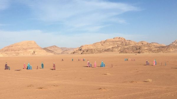 A set for Star Wars: Episode IX has been found in Wadi Rum, Jordan (Twitter)