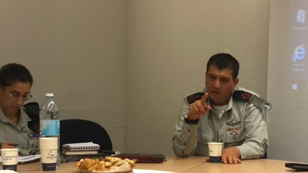 Maj. Gen. Aharon Haliva (R)  (Twitter)