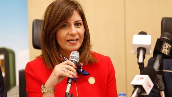 Egypt’s Minister of Immigration and Egyptian Expatriates Affairs, Nabila Makram (Twitter)
