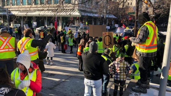 Yellow Vests in  Canada (Twitter)