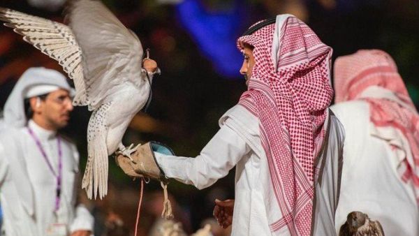 Riyadh’s Falconry exhibition (Twitter)