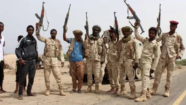 Clashes erupted between government forces and Houthi rebels in Yemen’s coastal city of Al-Hudaydah (Twitter)
