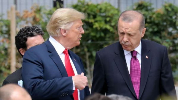 Trump says Erdogan assures 'will eradicate' any IS group left in Syria  (Twitter)