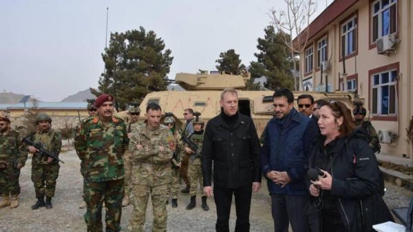 US acting secretary of defense Patrick Shanahan in Kabul (Twitter)