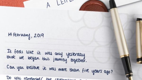 Handwritten letter tells UAE's 5-year love story (Twitter)