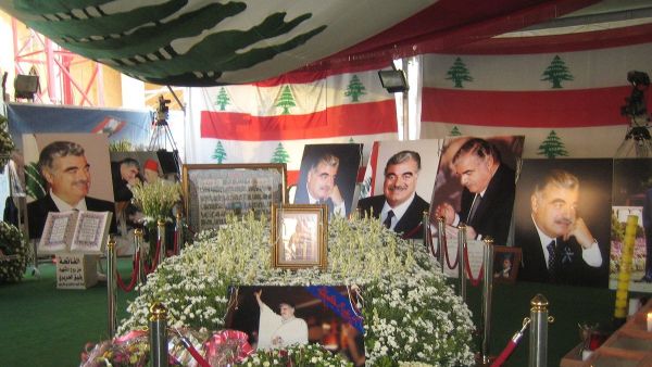 Prime Minister Rafik Hariri memorial (Twitter)