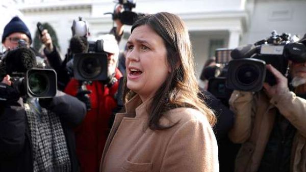 White House press secretary Sarah Sanders  (Twitter)