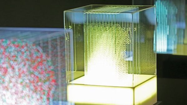 Perforated layers of glass (Twitter)