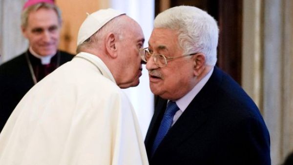 Vatican says Palestinian president and Pope Francis discussed Jerusalem's 'universal value' for Christianity, Judaism and Islam (Twitter)