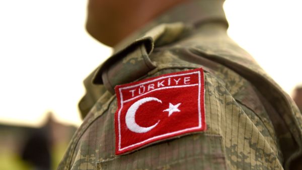 Turkish flag on Turkey army uniform (Shutterstock)