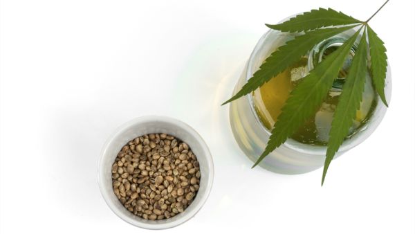 Hemp oil in a bottle  (Shutterstock)