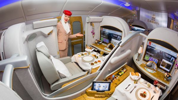 Emirates Airline flight attendant (Shutterstock)	
