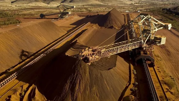 Not being a producer of oil, Ras Al Khaimah has focused on developing its industrial sector, particularly mining and exporting iron ore. (AFP/ Christian Sprogoe)