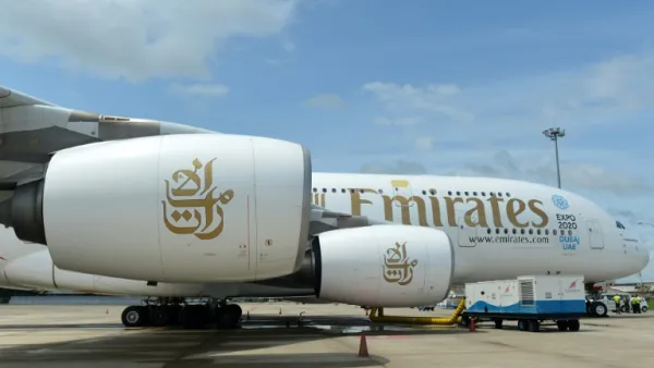 Emirates is considering a resumption of its ambitious US expansion plan. (AFP/ File)
