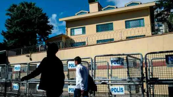 Saudi Embassy in Turkey. (AFP/File)