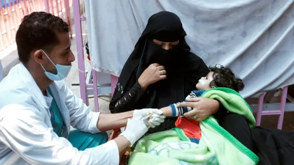 Over 700,000 ases of cholera have been registered in Yemen since April 27 (AFP)