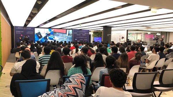 During the AI Summer Camp